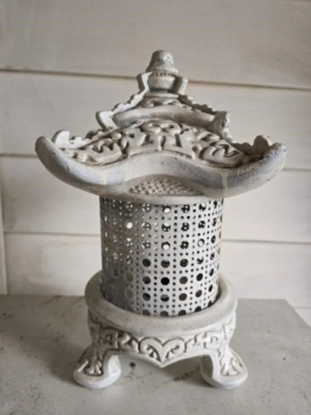 Japanese-style Yukimi ("snow-viewing") garden lantern